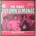 KINKS Autumn Almanac / David Watts (Pye Records 45. PV 15279) France 1967 PS 45